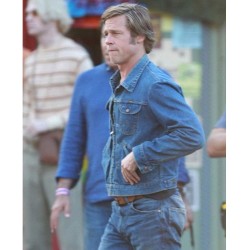 Brad Pitt Once Upon A Time in Hollywood Cliff Booth Jacket